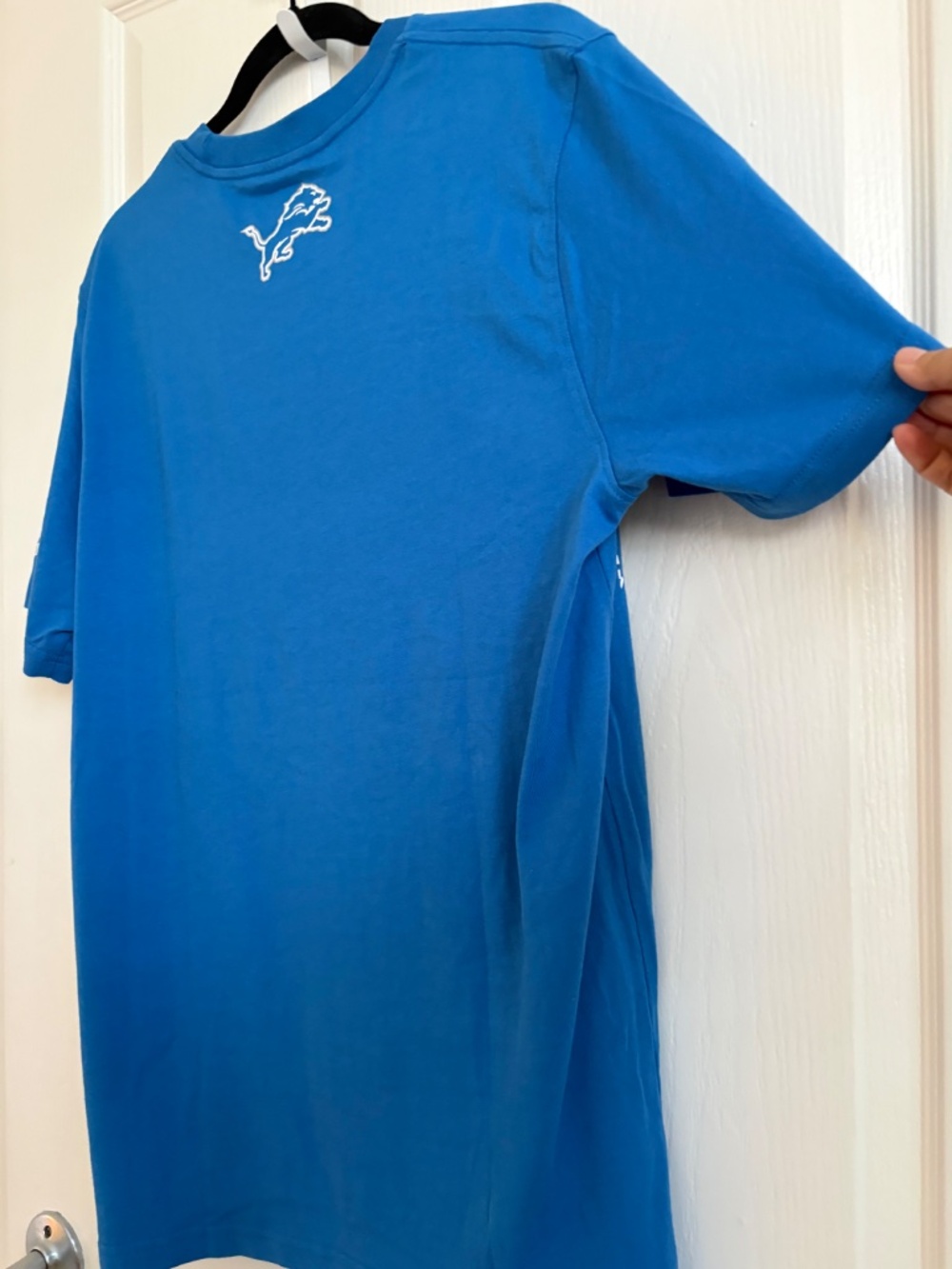 detroit lions mens shirt Blue Size M NWT - Picture 12 of 14